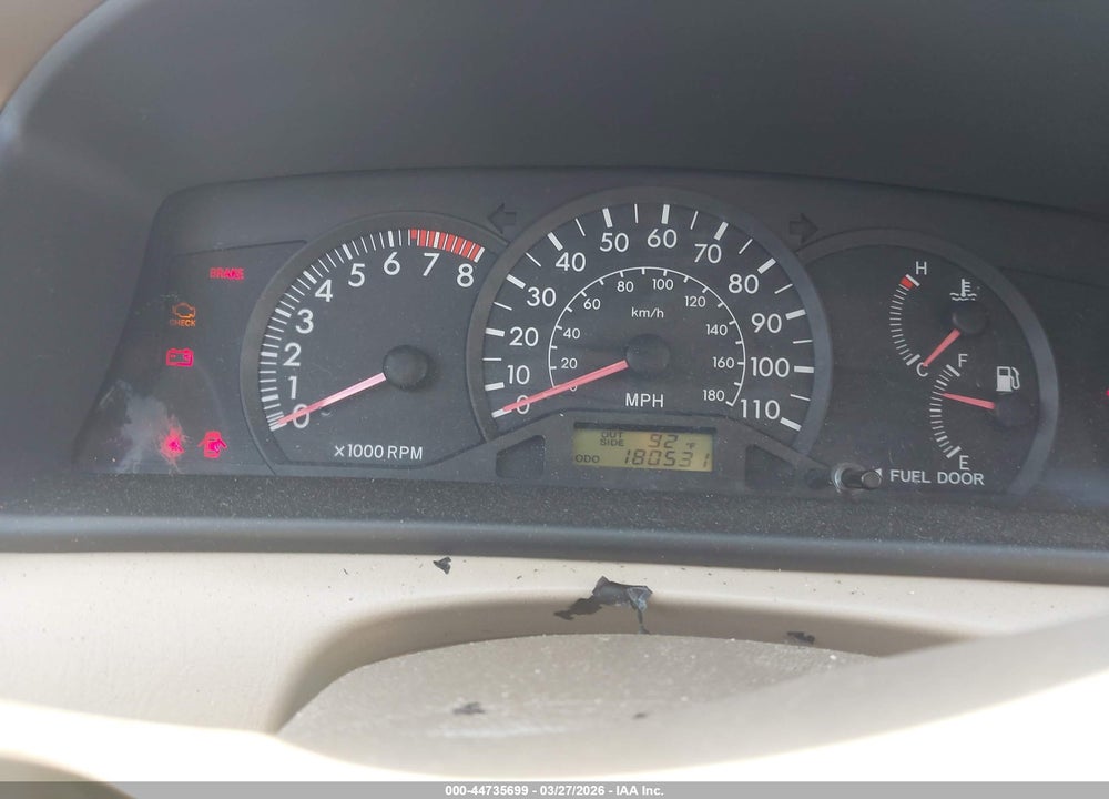 2003 TOYOTA COROLLA CE VIN: 2T1BR32E43C029374