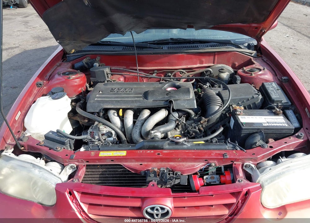 2002 TOYOTA COROLLA S VIN: 2T1BR12E72C546087
