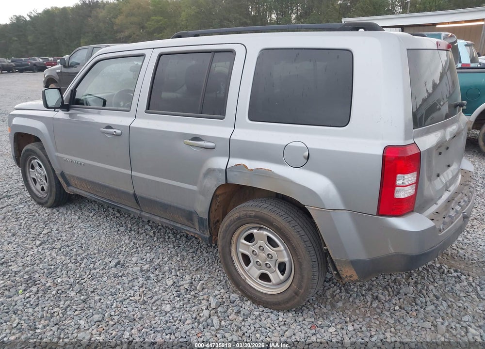 2015 JEEP PATRIOT SPORT VIN: 1C4NJPBA6FD124051