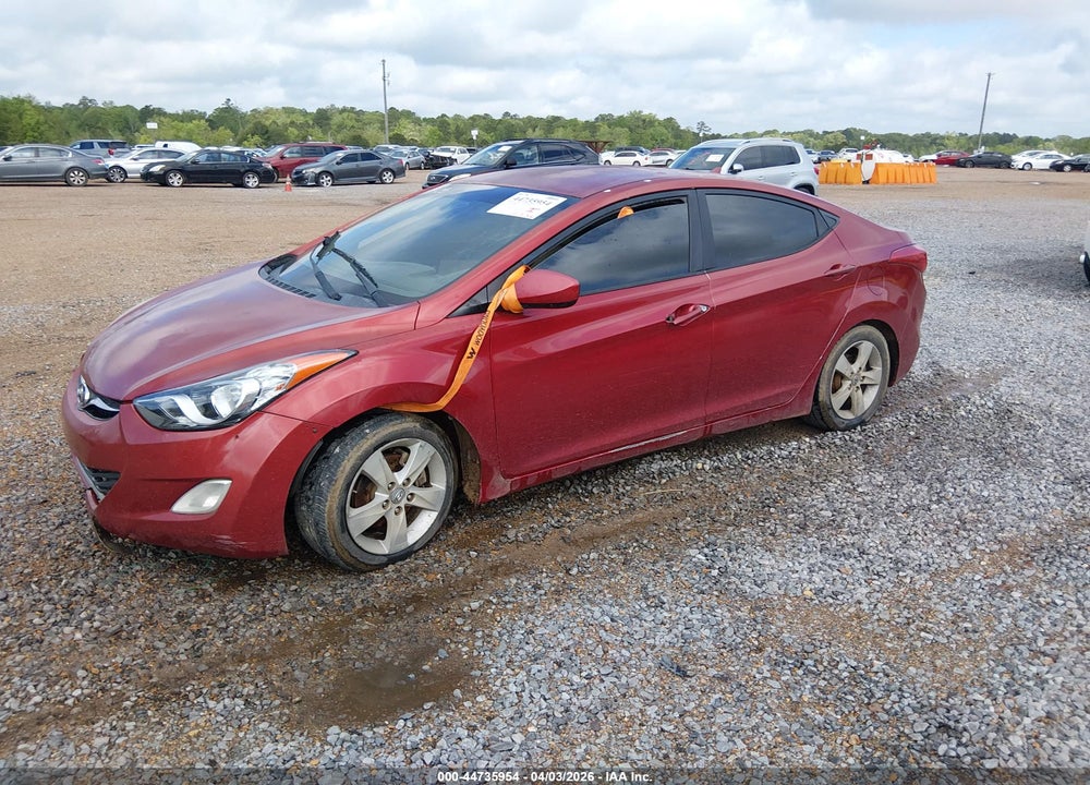 2012 HYUNDAI ELANTRA GLS (ULSAN PLANT) VIN: KMHDH4AE2CU300305
