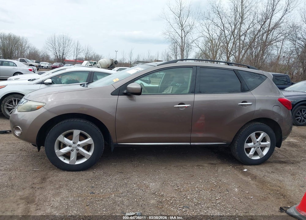 2009 NISSAN MURANO SL VIN: JN8AZ18U39W014268