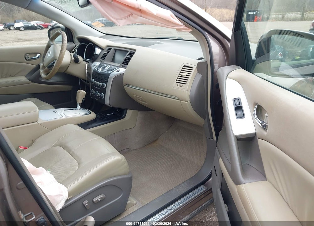 2009 NISSAN MURANO SL VIN: JN8AZ18U39W014268