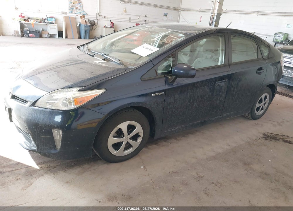 2013 TOYOTA PRIUS THREE VIN: JTDKN3DU2D1618350
