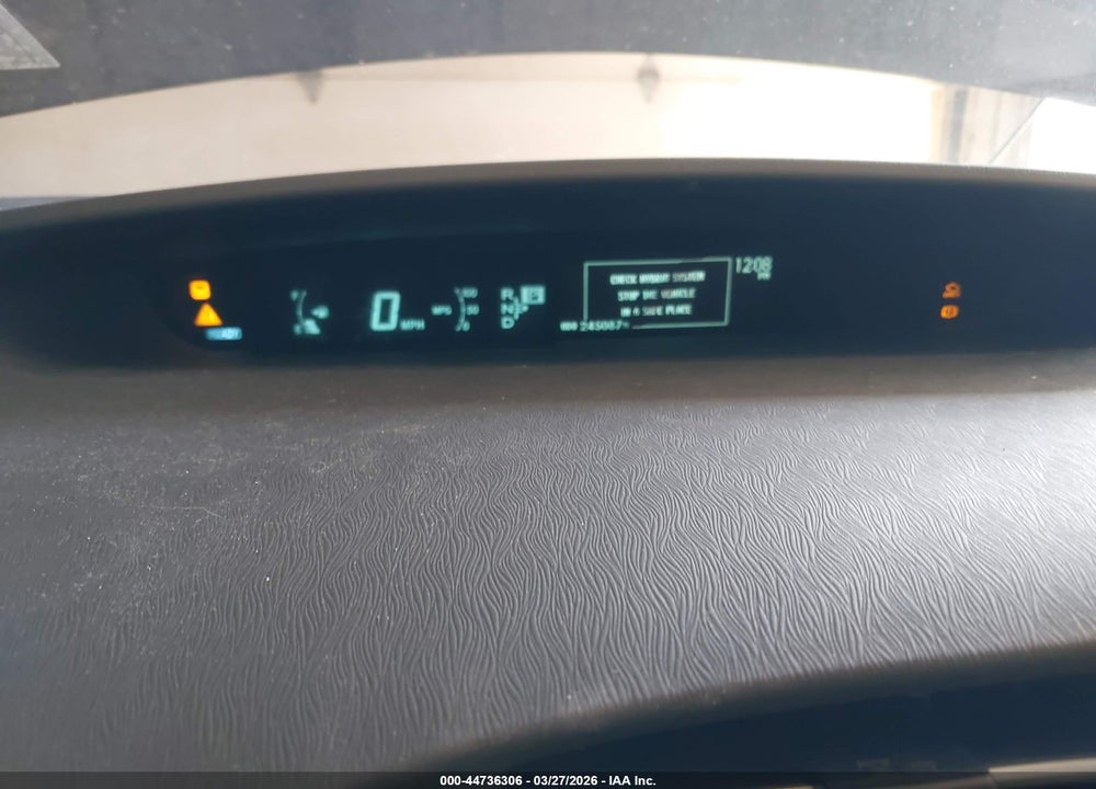 2013 TOYOTA PRIUS THREE VIN: JTDKN3DU2D1618350
