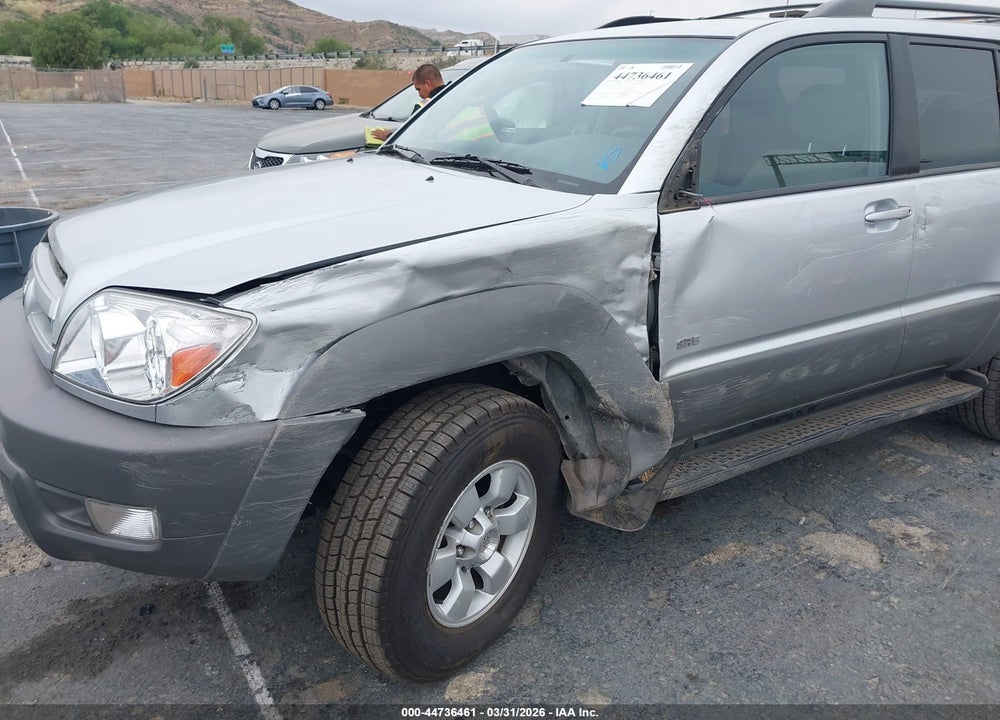 2003 TOYOTA 4RUNNER SR5 V8 VIN: JTEZT14R530001433