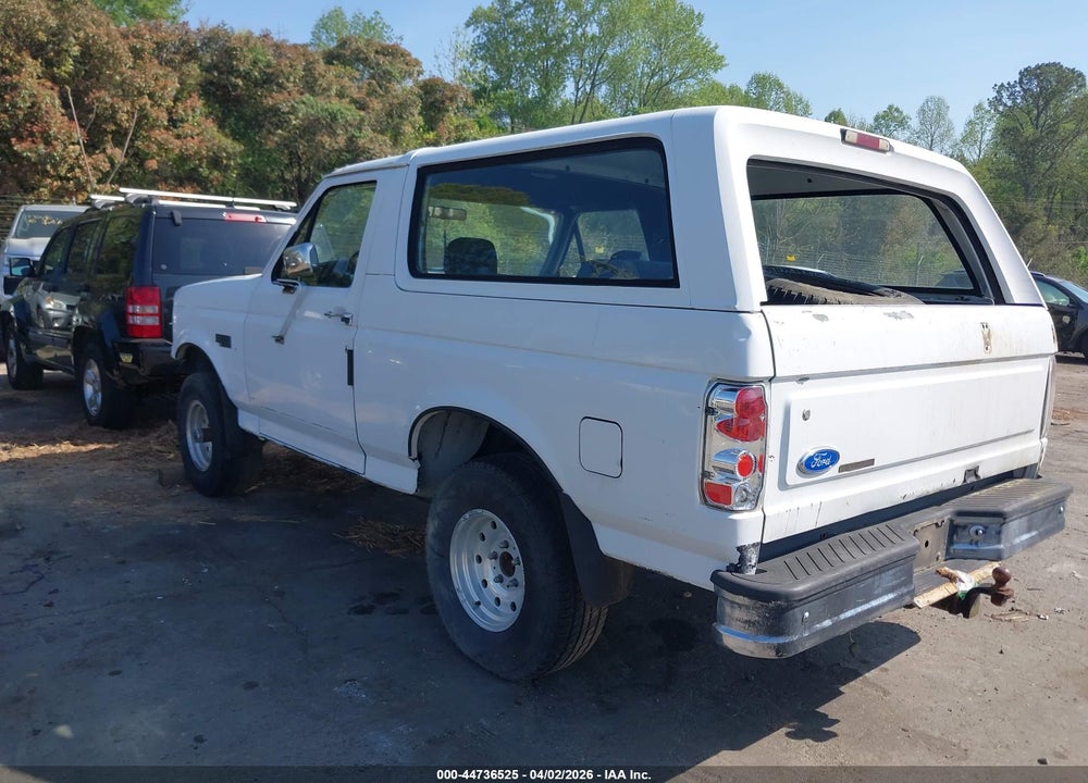 1995 FORD BRONCO U100 VIN: 1FMEU15N7SLA17881