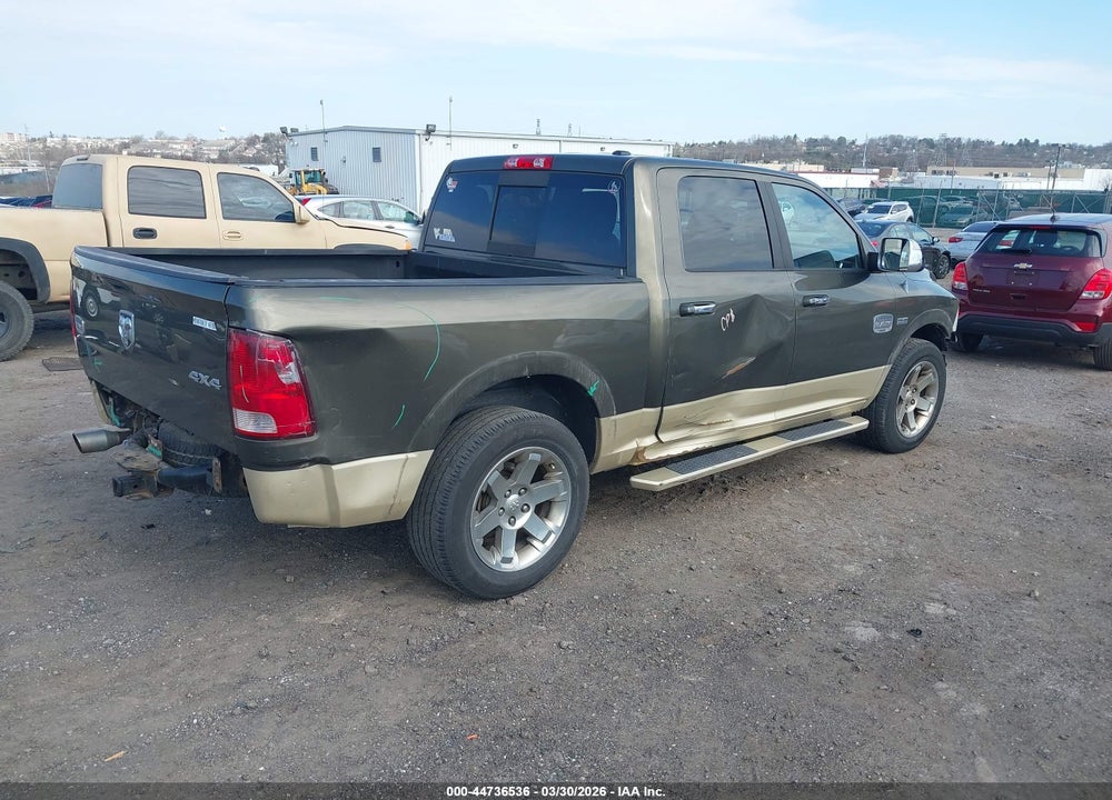 2012 RAM 1500 LAIE LONGHORN/LIMITED EDITION VIN: 1C6RD7PT6CS198703