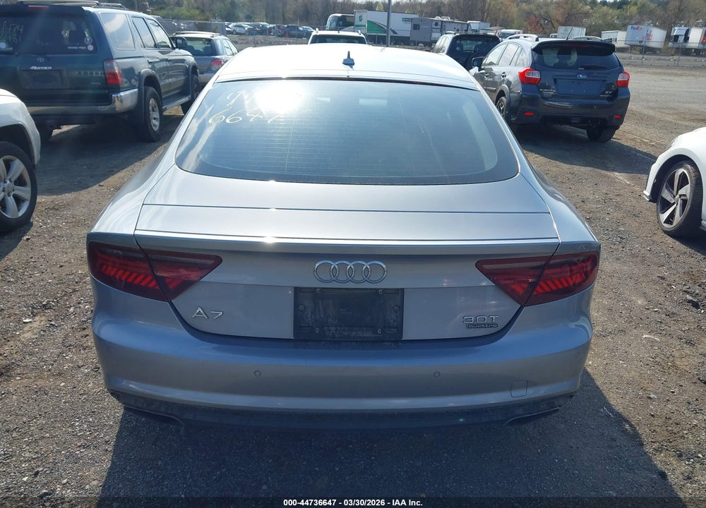 2017 AUDI A7 3.0T PREMIUM PLUS VIN: WAUW2AFCXHN058334