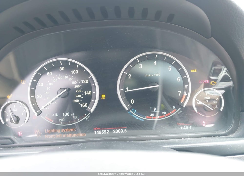 2014 BMW 535I XDRIVE VIN: WBA5B3C57ED530150