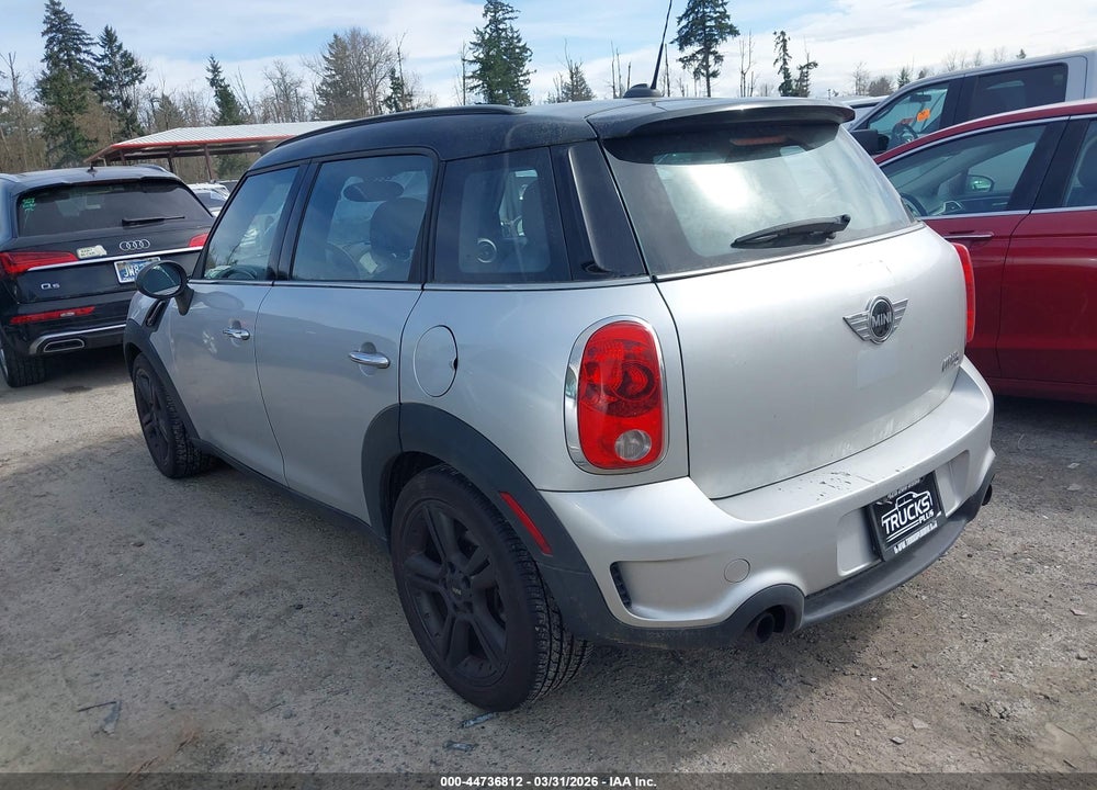 2012 MINI COOPER S COUNTRYMAN VIN: WMWZC3C57CWL81285