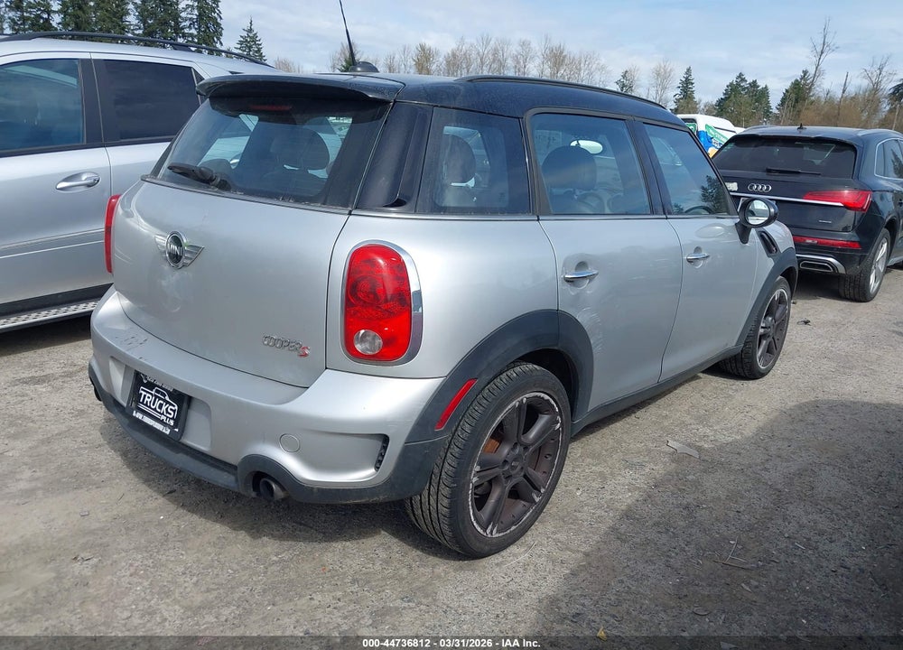 2012 MINI COOPER S COUNTRYMAN VIN: WMWZC3C57CWL81285