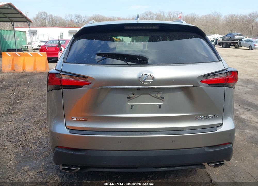 2016 LEXUS NX 200T F SPORT VIN: JTJBARBZ6G2089445