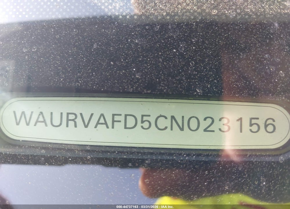 2012 AUDI A8 L 4.2 VIN: WAURVAFD5CN023156