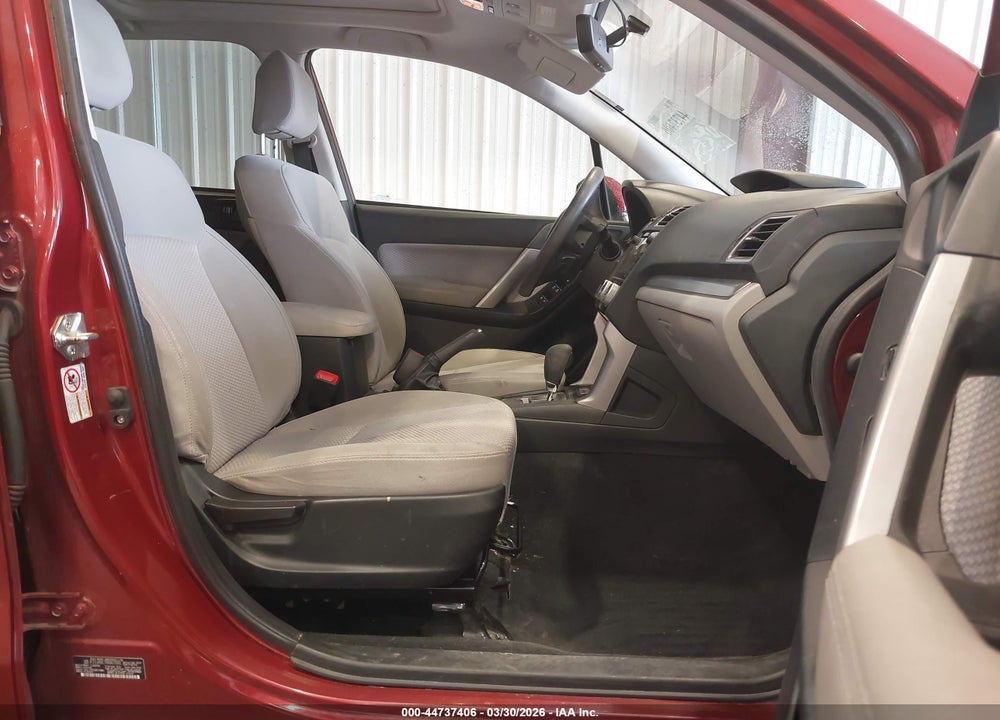 2017 SUBARU FORESTER 2.5I PREMIUM VIN: JF2SJAGC7HH467880