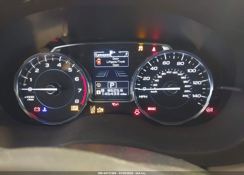 2017 SUBARU FORESTER 2.5I PREMIUM VIN: JF2SJAGC7HH467880