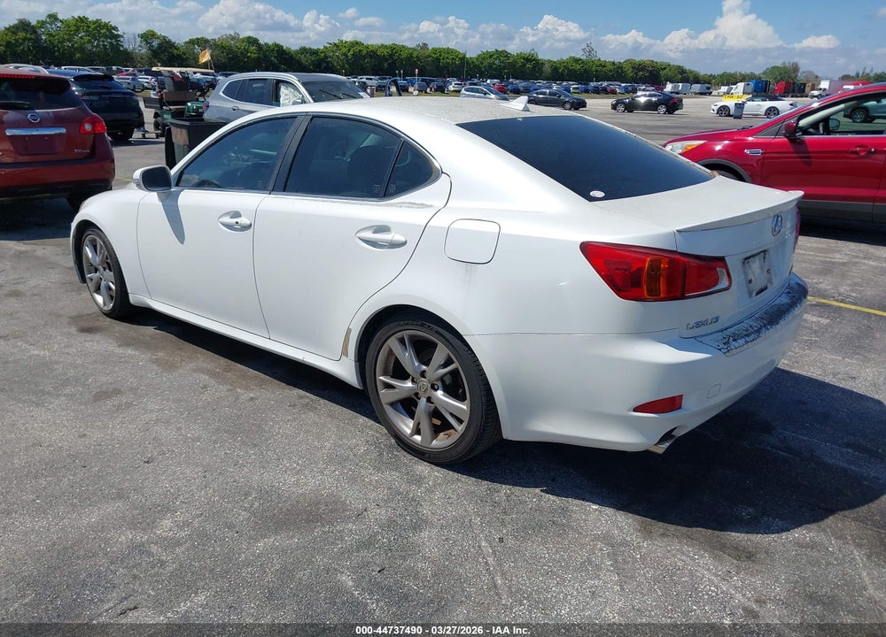 2009 LEXUS IS 250 VIN: JTHBK262792090710