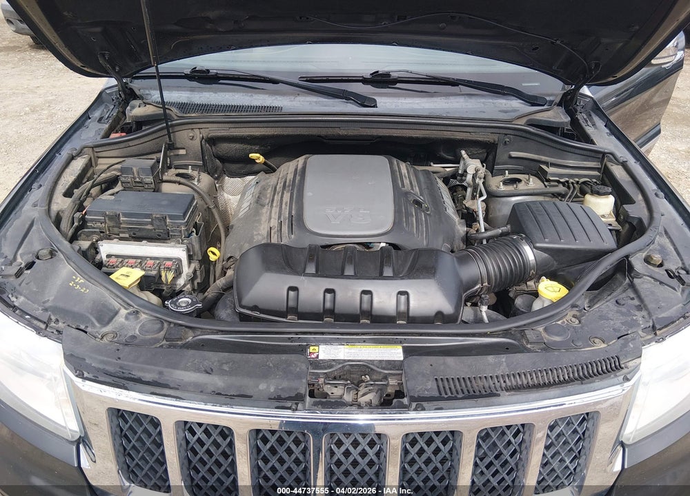 2011 JEEP GRAND CHEROKEE OVERLAND VIN: 1J4RR6GT0BC560192