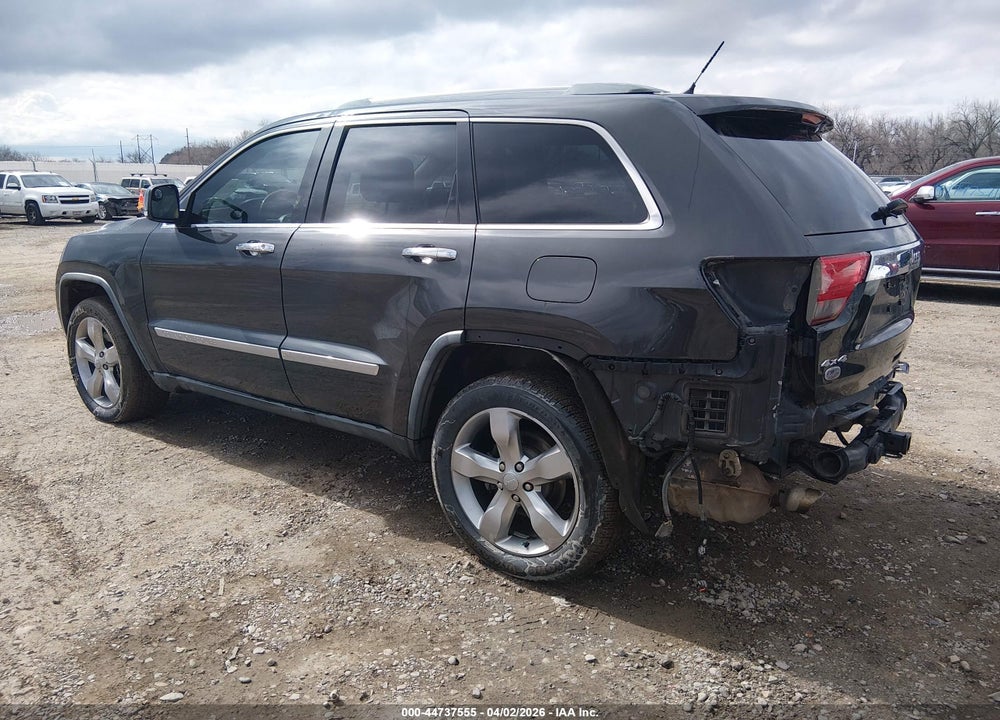 2011 JEEP GRAND CHEROKEE OVERLAND VIN: 1J4RR6GT0BC560192