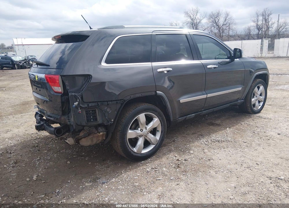 2011 JEEP GRAND CHEROKEE OVERLAND VIN: 1J4RR6GT0BC560192