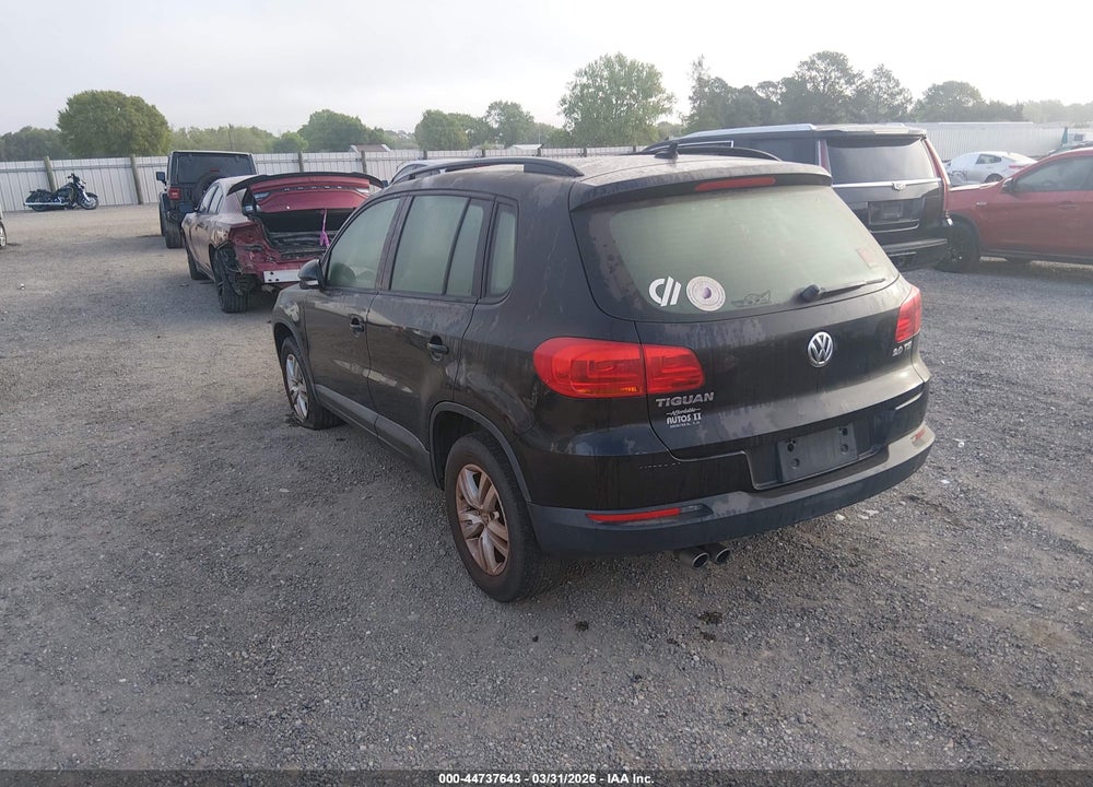 2015 VOLKSWAGEN TIGUAN S VIN: WVGAV7AX4FW530595
