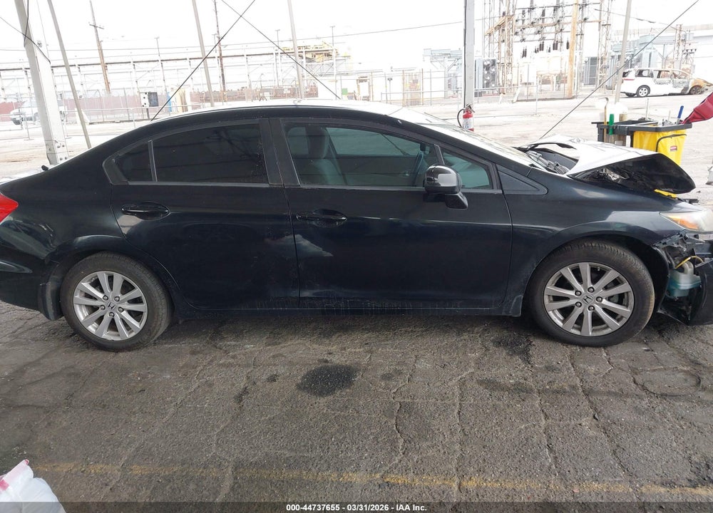2012 HONDA CIVIC EX VIN: 19XFB2F85CE301663
