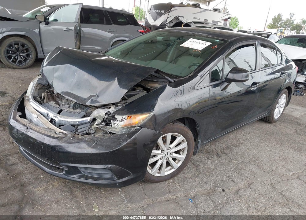 2012 HONDA CIVIC EX VIN: 19XFB2F85CE301663
