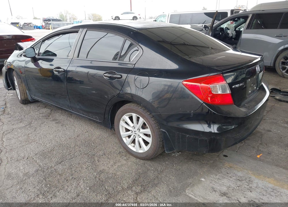 2012 HONDA CIVIC EX VIN: 19XFB2F85CE301663