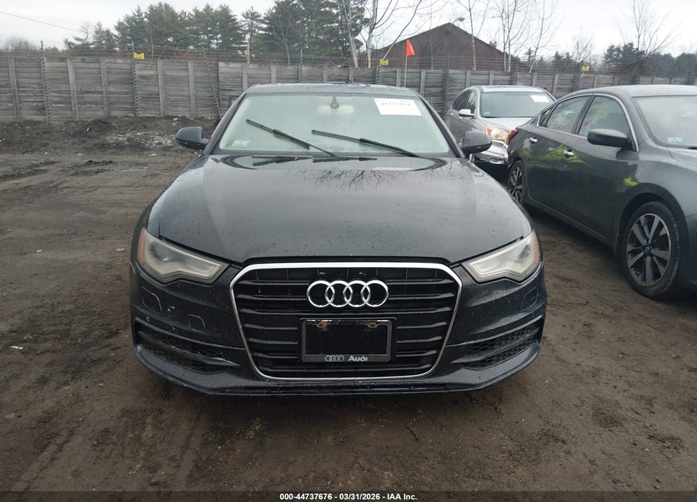 2013 AUDI A6 3.0T PREMIUM VIN: WAUHGAFC4DN151922