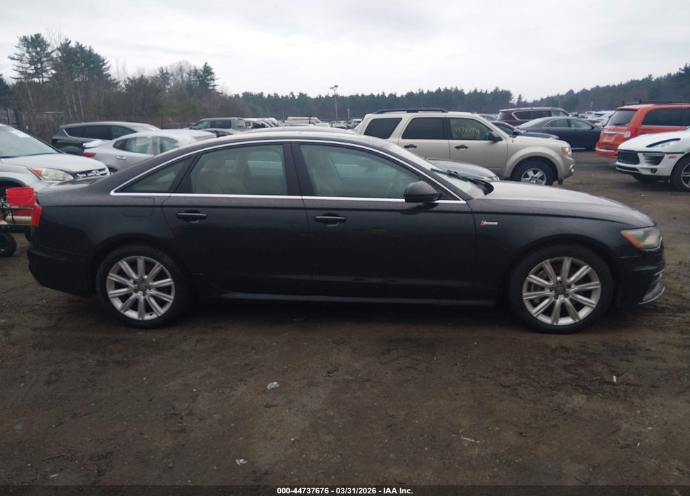 2013 AUDI A6 3.0T PREMIUM VIN: WAUHGAFC4DN151922