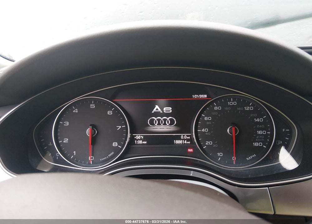 2013 AUDI A6 3.0T PREMIUM VIN: WAUHGAFC4DN151922