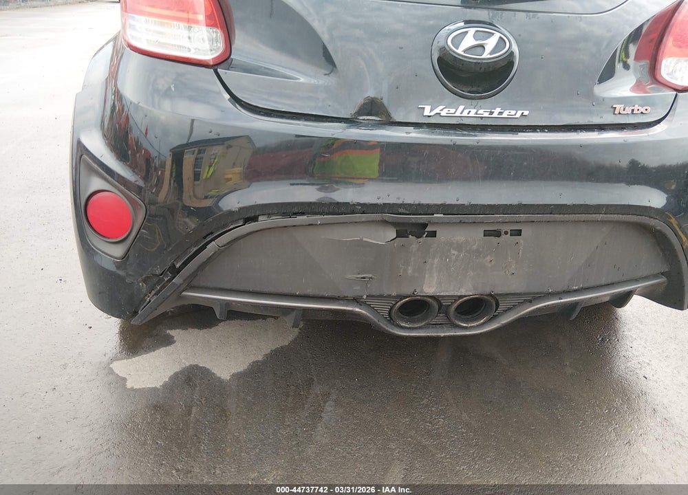 2013 HYUNDAI VELOSTER TURBO W/BLACK VIN: KMHTC6AE3DU179551