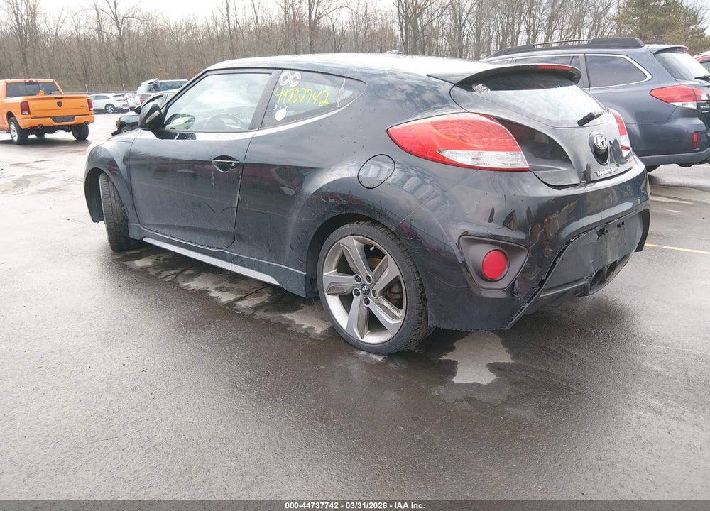 2013 HYUNDAI VELOSTER TURBO W/BLACK VIN: KMHTC6AE3DU179551