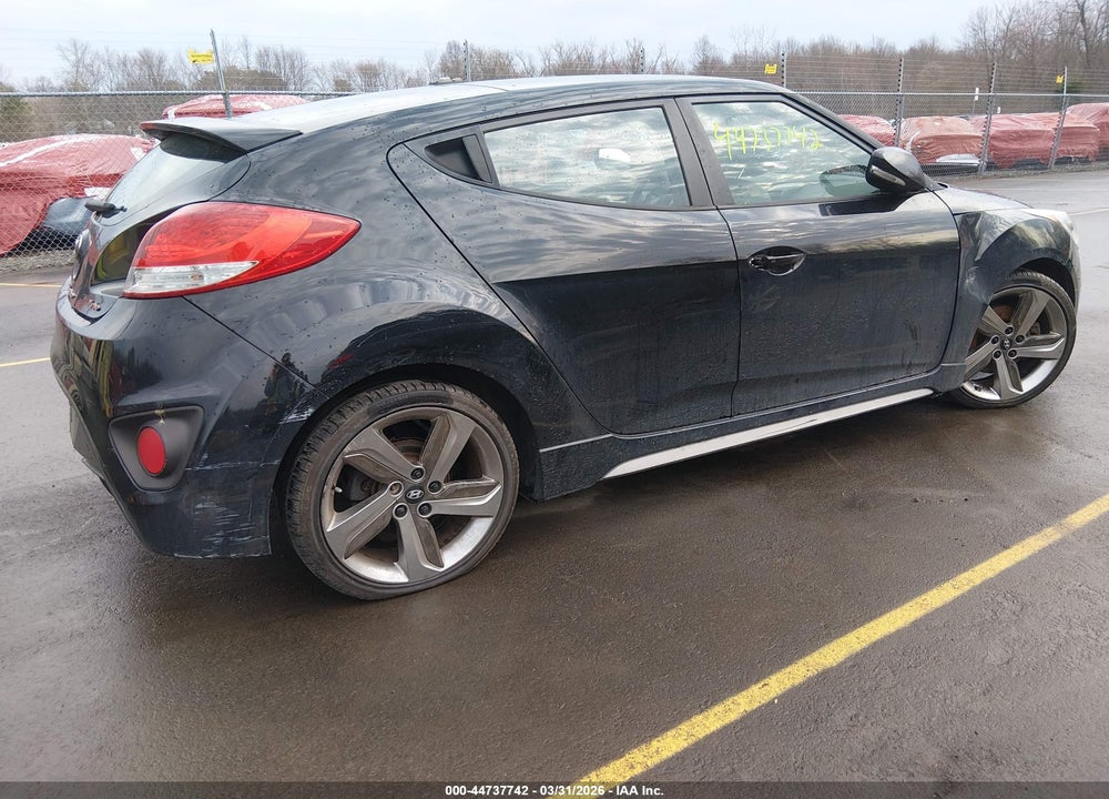 2013 HYUNDAI VELOSTER TURBO W/BLACK VIN: KMHTC6AE3DU179551
