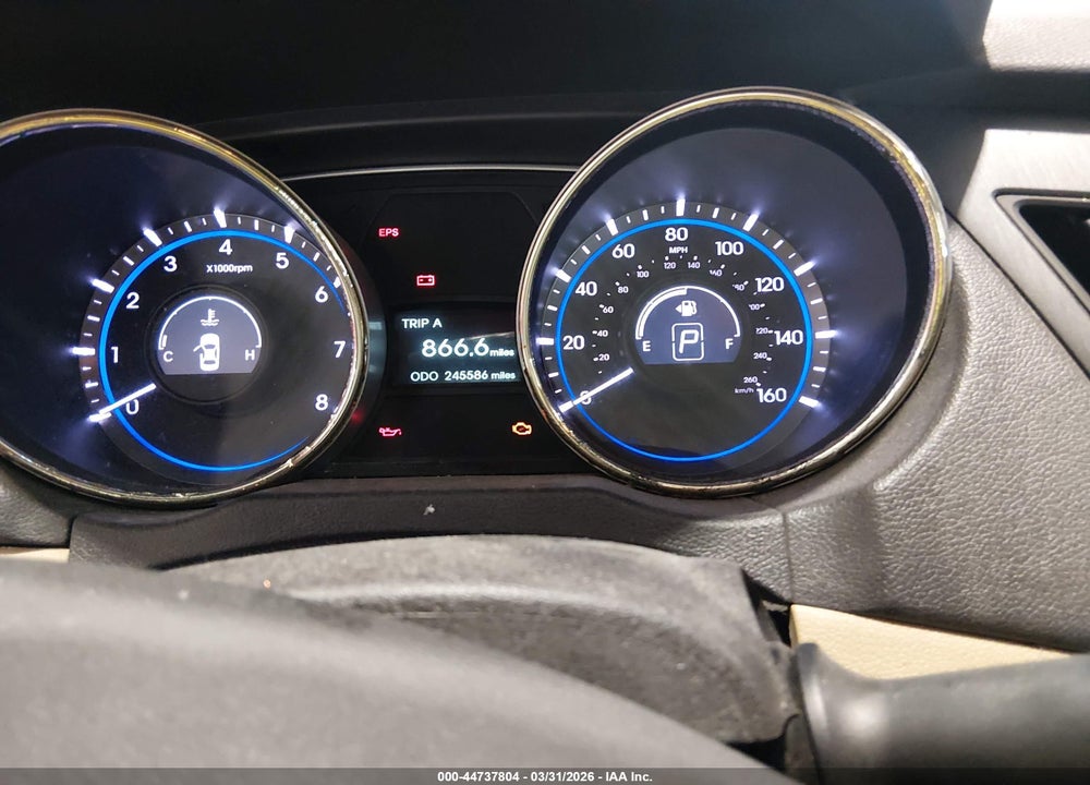 2013 HYUNDAI SONATA GLS VIN: 5NPEB4AC8DH721160