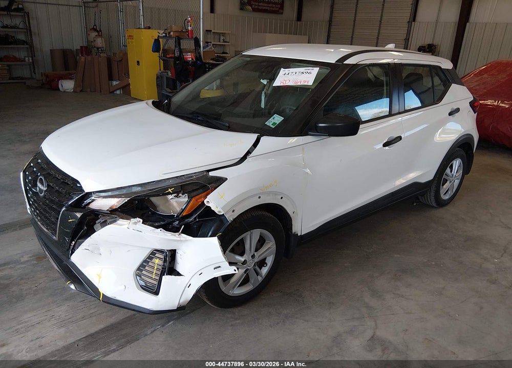 2022 NISSAN KICKS S XTRONIC CVT VIN: 3N1CP5BV6NL487488
