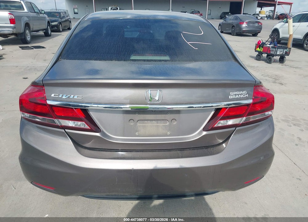 2013 HONDA CIVIC EX-L VIN: 2HGFB2F96DH554989