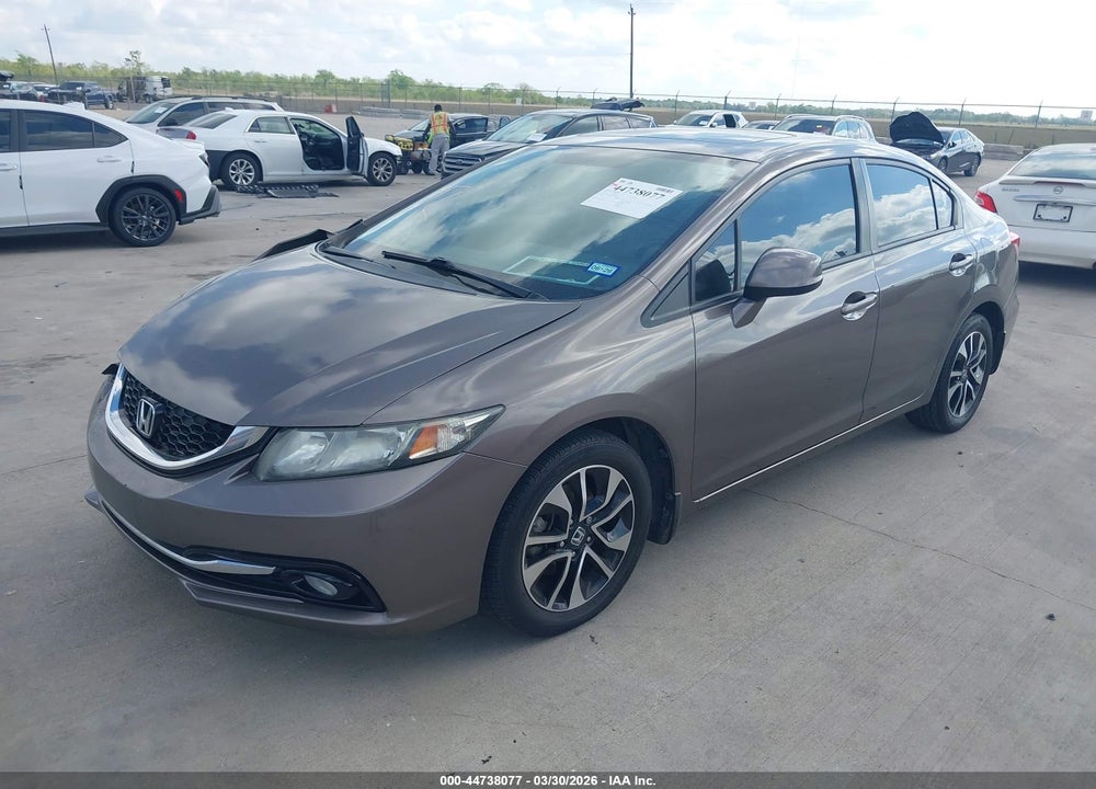 2013 HONDA CIVIC EX-L VIN: 2HGFB2F96DH554989