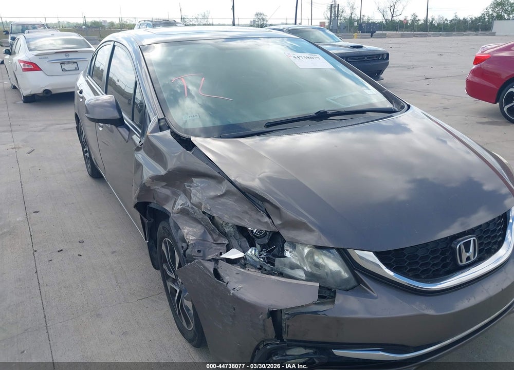 2013 HONDA CIVIC EX-L VIN: 2HGFB2F96DH554989