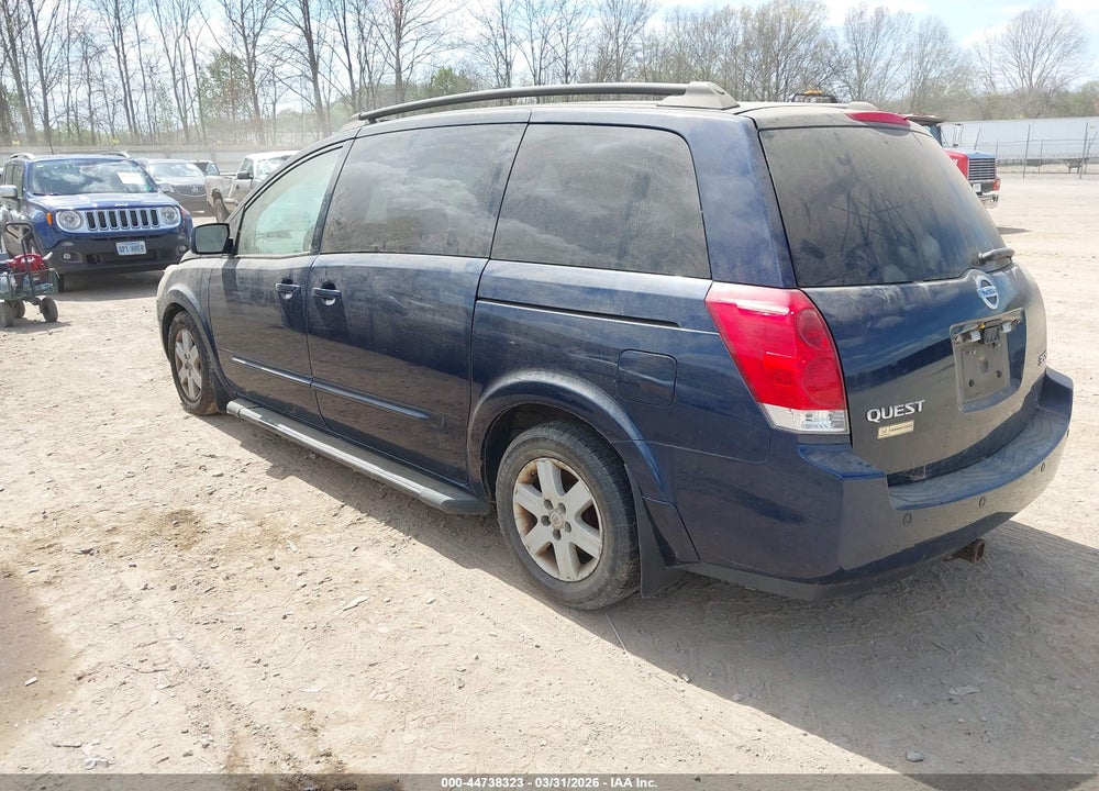 2005 NISSAN QUEST 3.5 SL VIN: 5N1BV28U95N111830