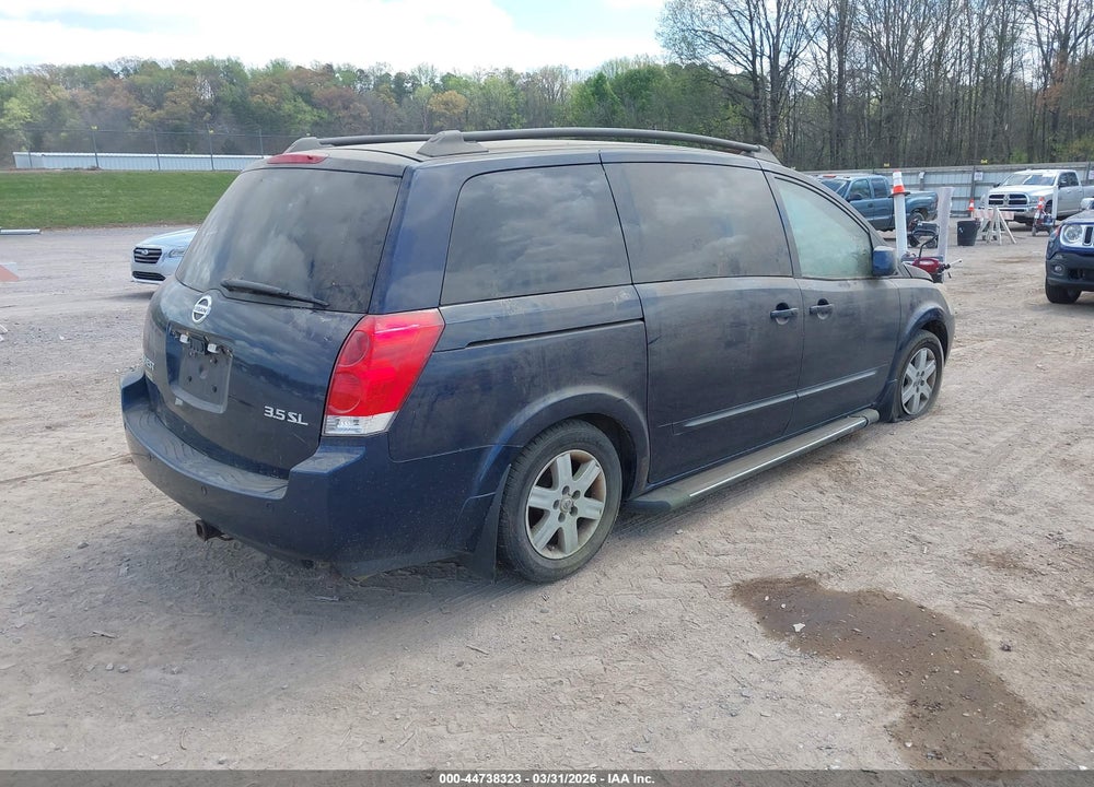 2005 NISSAN QUEST 3.5 SL VIN: 5N1BV28U95N111830