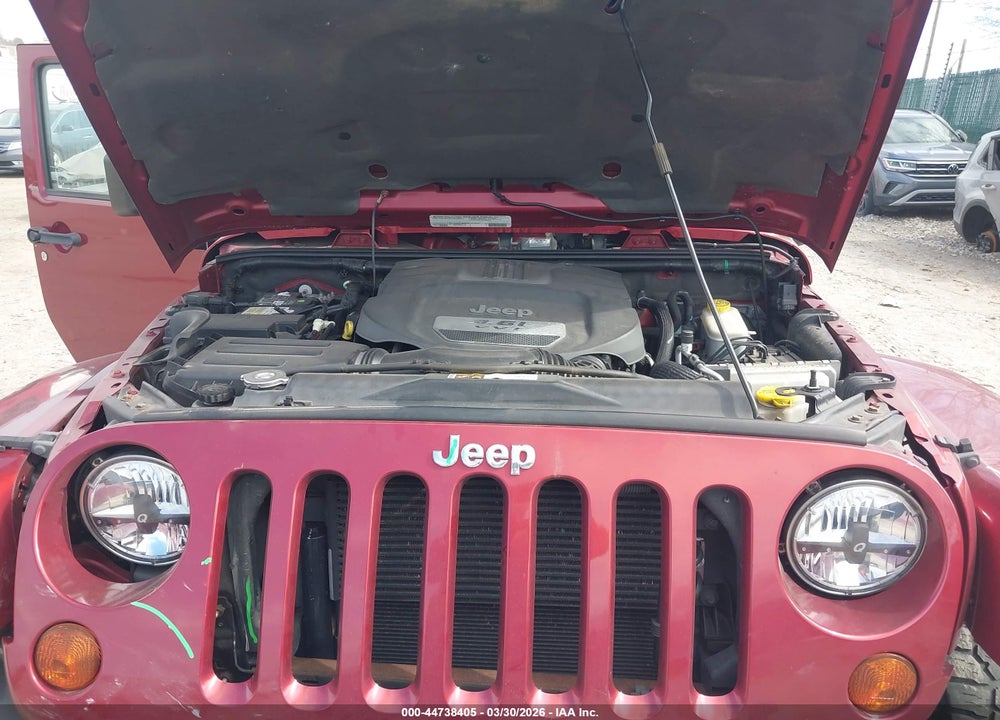 2012 JEEP WRANGLER UNLIMITED SAHARA VIN: 1C4HJWEG9CL238487
