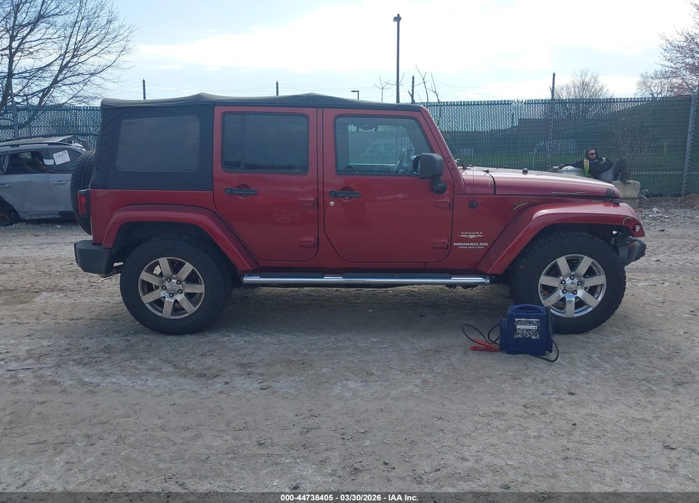 2012 JEEP WRANGLER UNLIMITED SAHARA VIN: 1C4HJWEG9CL238487