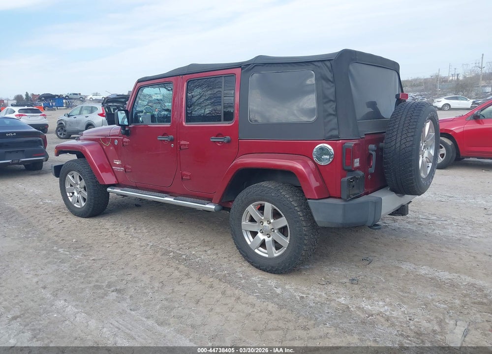 2012 JEEP WRANGLER UNLIMITED SAHARA VIN: 1C4HJWEG9CL238487
