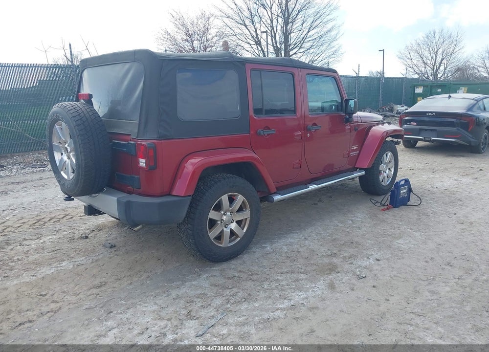 2012 JEEP WRANGLER UNLIMITED SAHARA VIN: 1C4HJWEG9CL238487