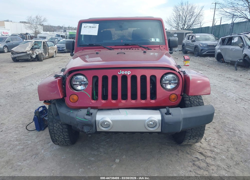 2012 JEEP WRANGLER UNLIMITED SAHARA VIN: 1C4HJWEG9CL238487