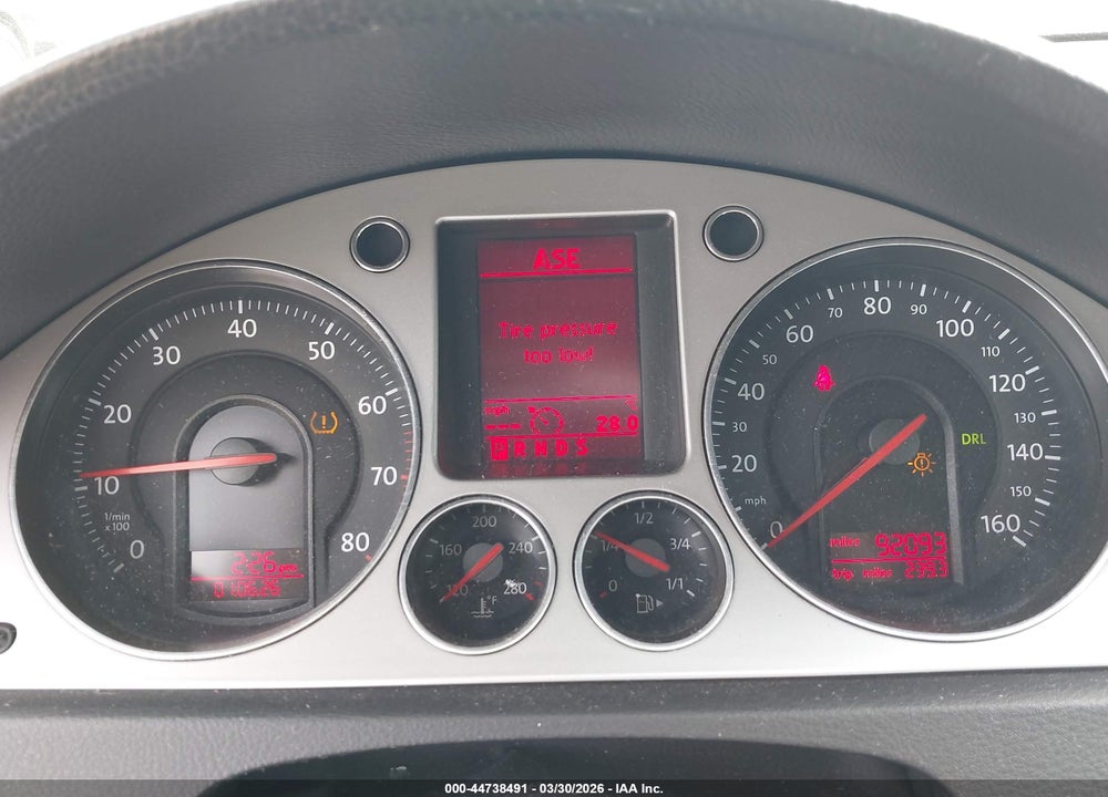 2008 VOLKSWAGEN PASSAT KOMFORT VIN: WVWLK73C88E056806