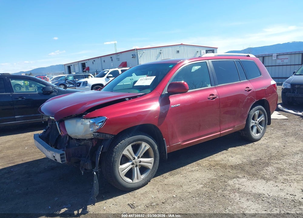 2009 TOYOTA HIGHLANDER SPORT VIN: JTEES43A692128672