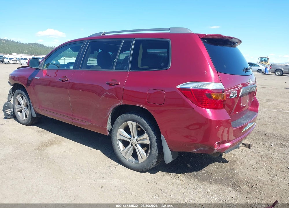 2009 TOYOTA HIGHLANDER SPORT VIN: JTEES43A692128672