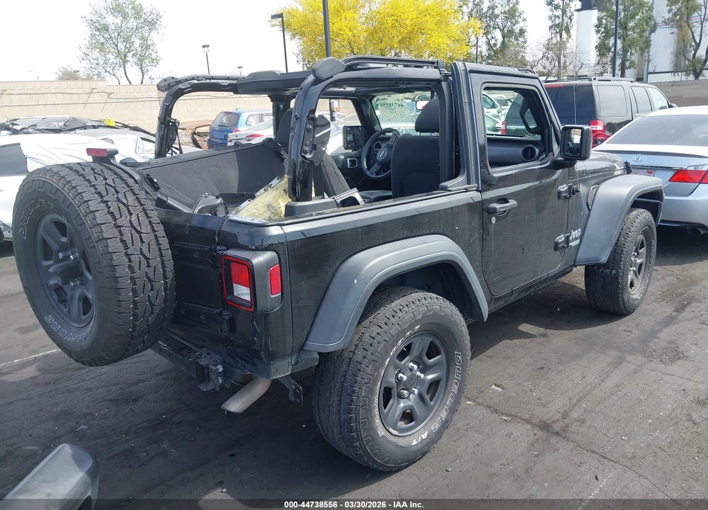 2021 JEEP WRANGLER SPORT 4X4 VIN: 1C4GJXANXMW646843