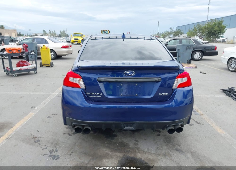 2016 SUBARU WRX VIN: JF1VA1B66G9830309